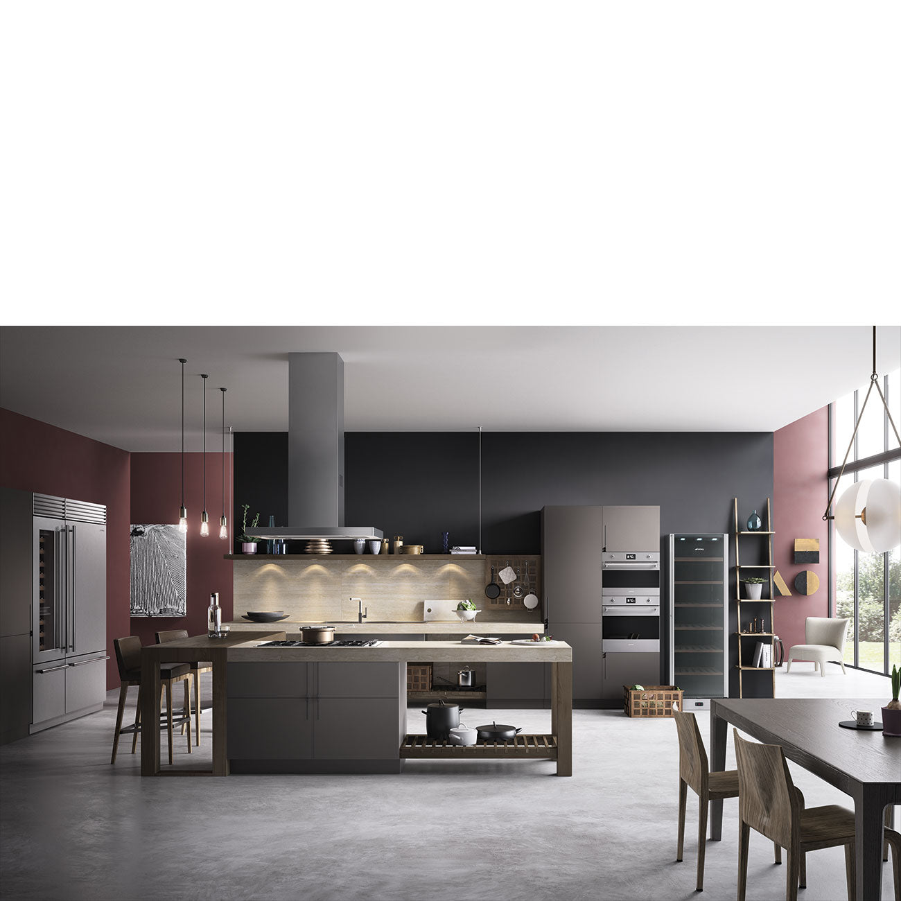 Răcitor de vin Classica SCV115A, Smeg