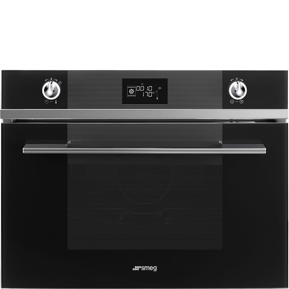 Cuptor incorporabil compact cu abur Linea SF4102VCN, Smeg