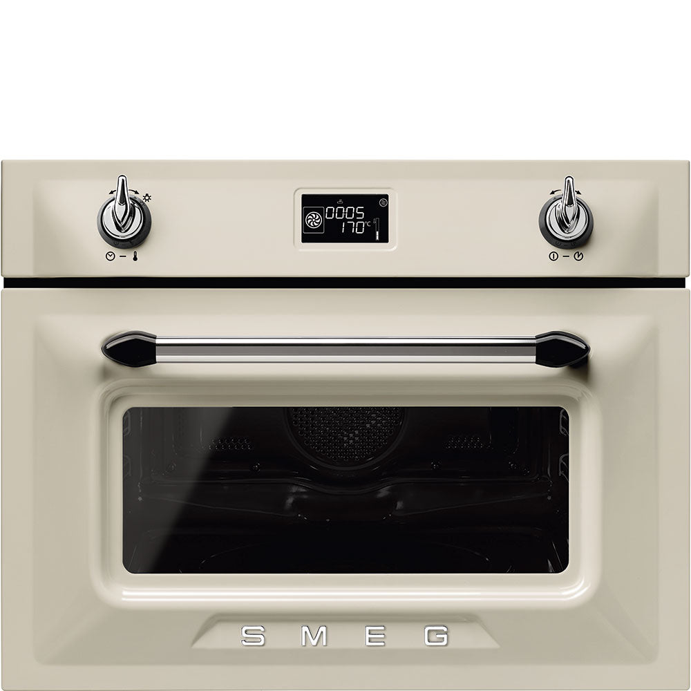 Cuptor cu microunde incorporabil compact Victoria SF4920MCP1, Smeg