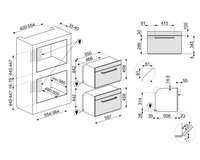 Cuptor incorporabil compact cu abur Victoria SF4920VCN1, Smeg