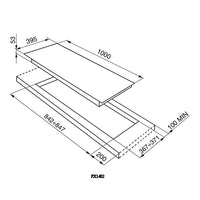 Plită gaz Linea PX1402, Smeg