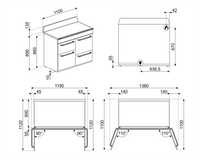 Aragaz Victoria TR4110P1, Smeg