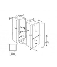 Combină frigorifică Universal C3192F2P, Smeg