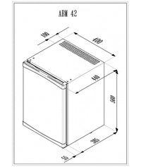 Minibar ABM42-2, Smeg